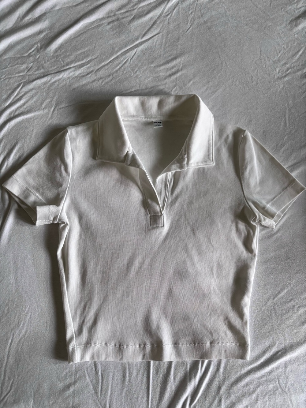 Uniqlo Women’s Cropped Polo T-Shirt